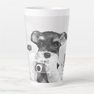 Urban Photographer: Schnauzer in Taipei City Latte Mug