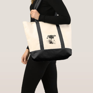 Urban Photographer: Schnauzer in Taipei City Tote Bag