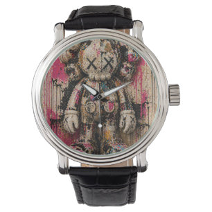 Urban Pop Art Bear – Colorful Graffiti Street Watch