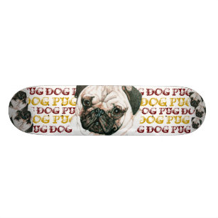 Pug Dog Skateboards & Outdoor Gear | Zazzle
