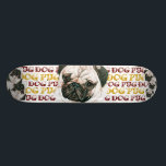 URBAN PUG DOG style Skateboard Deck<br><div class="desc">Skate through life and the dog days of summer with this hip and cool Pug skateboard. You will be the envy of the dog park and dogtown!</div>