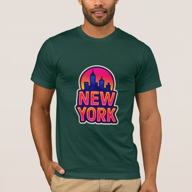 Urban Pulse: New York Lights T-Shirt (Front)