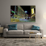 Urban Pulse: Woodward Ave. Detroit Canvas Print<br><div class="desc">Feel the rhythm of Detroit's heartbeat with our 'Urban Pulse' canvas print, featuring the vibrant energy of Woodward Avenue. This abstract artwork captures the essence of a city in motion, alive with color and light. Bring the dynamic spirit of Detroit into your home and let Woodward Ave. pulse with life...</div>