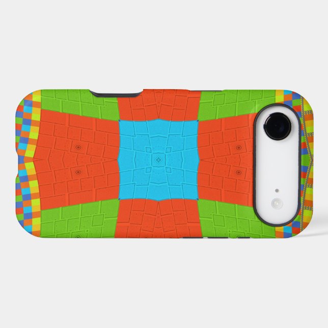 "Urban Quilt" European Geometric Pattern Art Case-Mate iPhone Case (Back (Horizontal))