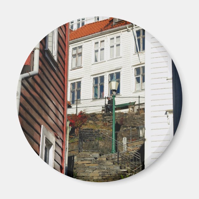 Urban Reader - Bergen in Norway Magnet (Front)