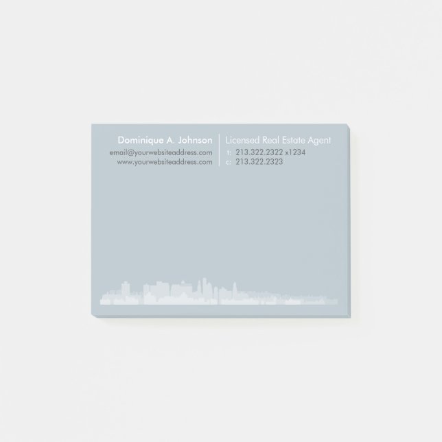 Urban Real Estate Personalized Post-It® Notes (Front)