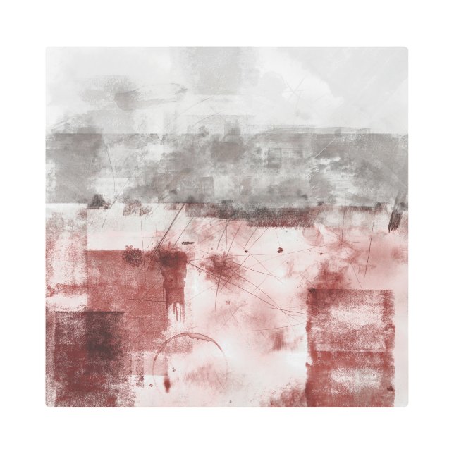 Urban Reality Abstract Nr56 Metal Print (Front)