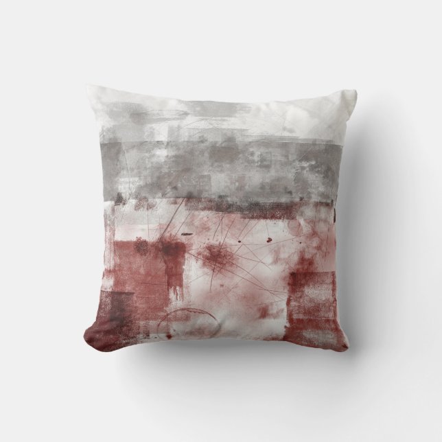 Urban Reality Abstract Nr56 Throw Pillow (Front)