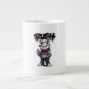 Urban Rebel Rabbit Graffiti Mug