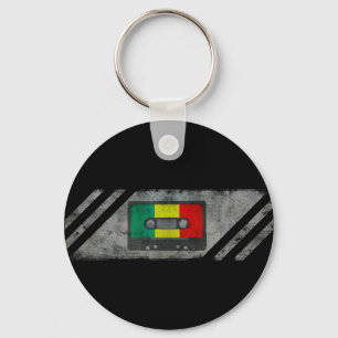 Urban reggae cassette keychain