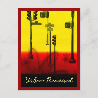 URBAN RENEWAL POSTCARD