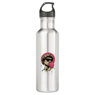 Urban Retro David — Bubblegum Pop Statue Stainless Steel Water Bottle