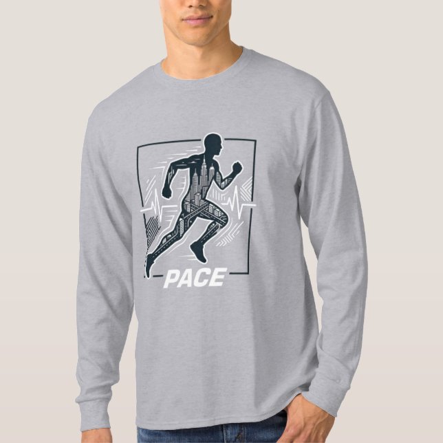 Urban Runner Pace Silhouette T-Shirt (Front)