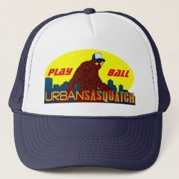 Urban Sasquatch Play Ball Trucker Hat