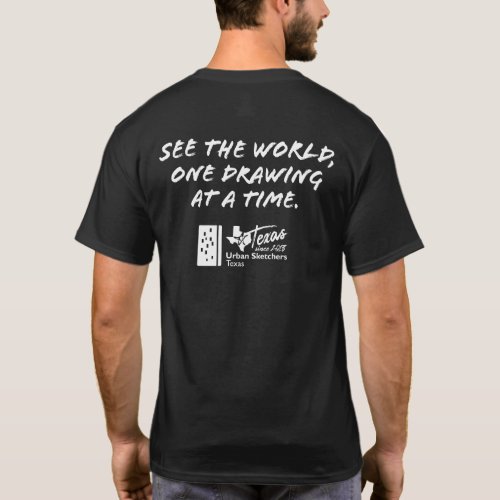 Urban Sketchers Texas mens T_shirt