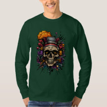 Urban Skull Graffiti Paint Splash Streetwear