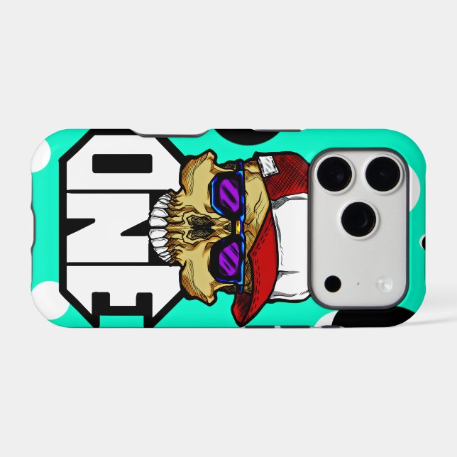 Urban Skull Pop Art Illustration  Case-Mate iPhone Case (Back (Horizontal))