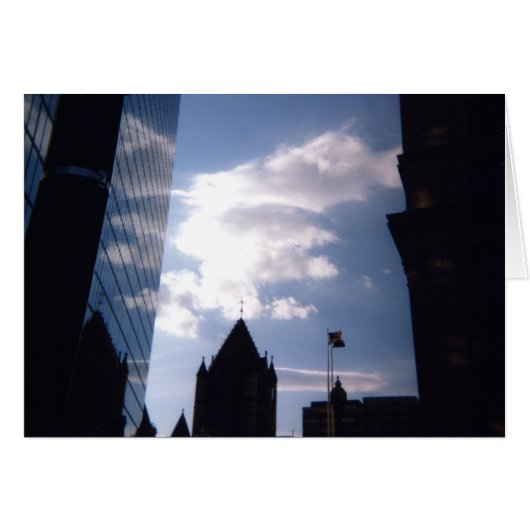 Urban Sky Reflection Cards (Front Horizontal)