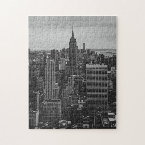 Urban Skyline  Downtown Manhattan New York Jigsaw Puzzle