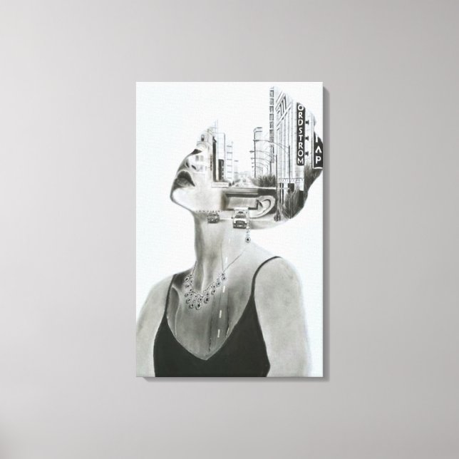 Urban Soul Fragments Canvas Print (Front)