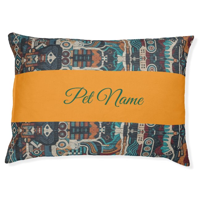Urban Soul Patterns  Pet Bed (Front)