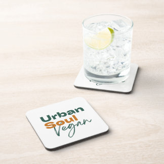 Urban Soul Vegan Minimalist Health and Wellness Beverage Coaster