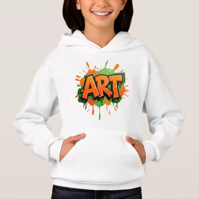 Urban Splash Art Graffiti Pulse Bold Street Expres Hoodie (Front)