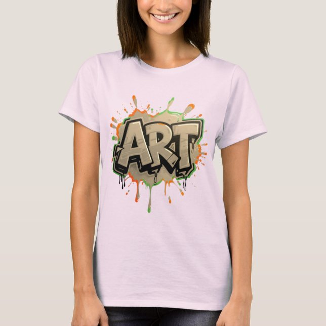 Urban Splash Art Graffiti Pulse Bold Street Expres T-Shirt (Front)