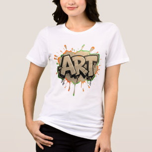 Urban Splash Art Graffiti Pulse Bold Street Expres Tri-Blend Shirt