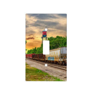 Urban Steam Punk Sunset Light Switch Cover