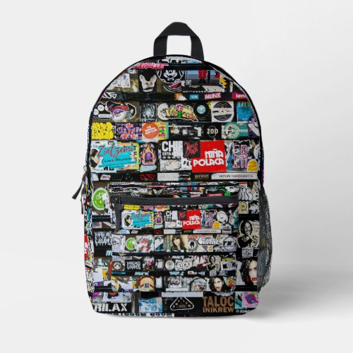 Urban Stickers Photo Printed Backpack