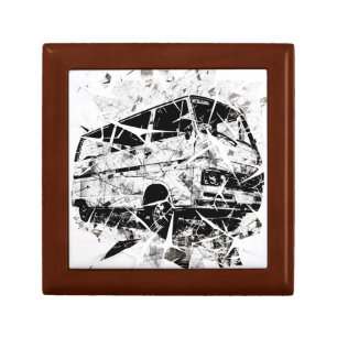 Urban Street Art Abstract Shattered Vintage Van Gift Box
