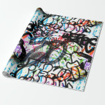 Urban street art Graffiti art pattern  Wrapping Paper