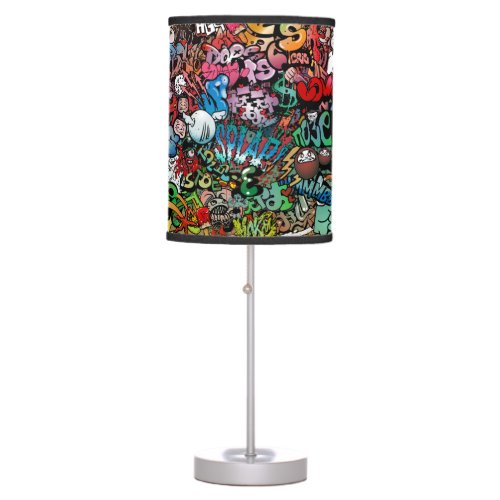 Urban street art Graffiti characters pattern Table Lamp