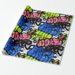 Urban Street Art Graffiti Pattern Wrapping Paper