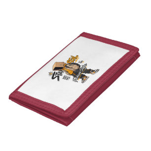 Urban Streetwear Fashion Character – Cool Graffiti Tri-fold Wallet