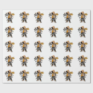 Urban Streetwear Fashion Character – Cool Graffiti Wrapping Paper