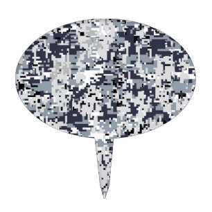 Urban Style Digital Camouflage Cake Topper