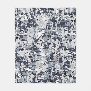 Urban Style Digital Camouflage Decor Fleece Blanket