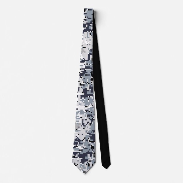 Urban Style Digital Camouflage decoration Neck Tie (Front)