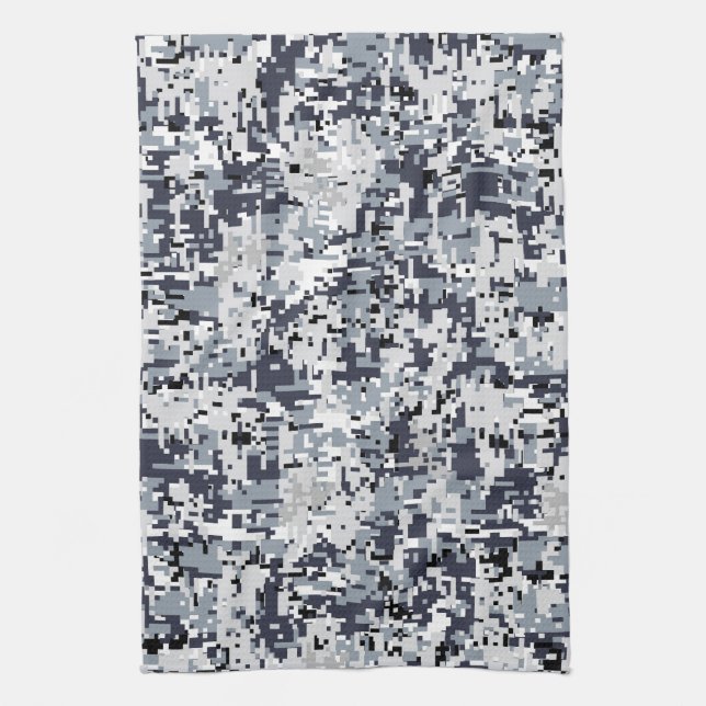 Urban Style Digital Camouflage Kitchen Towel (Vertical)