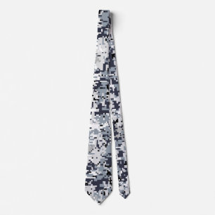 Urban Style Digital Camouflage Neck Tie