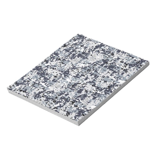 Urban Style Digital Camouflage Notepad (Rotated)
