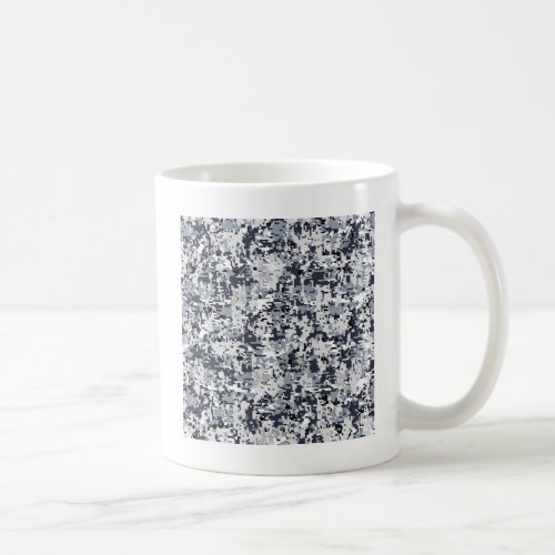 Urban Style Grey Digital Camouflage Coffee Mug