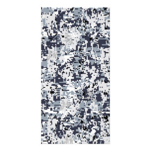 Urban Style Silver Digital Camouflage Card