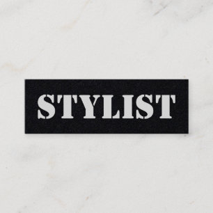 Urban Stylist Dark Mini Business Card