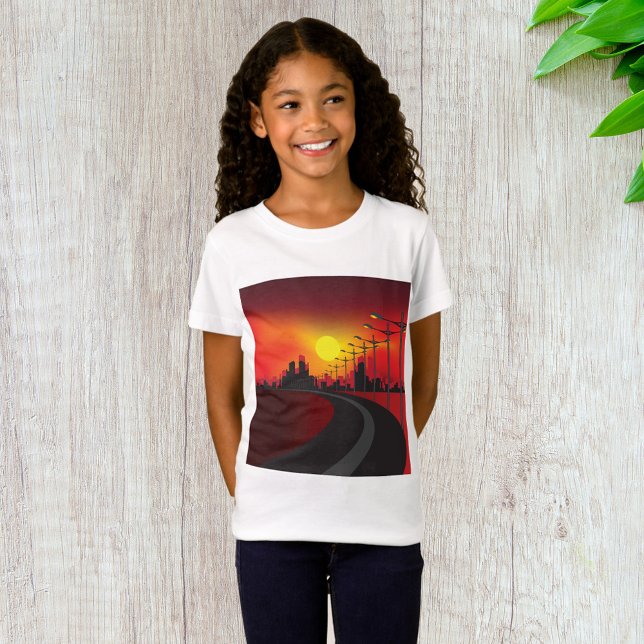 Urban Sunset Highway Skyline T-Shirt (Creator Uploaded)