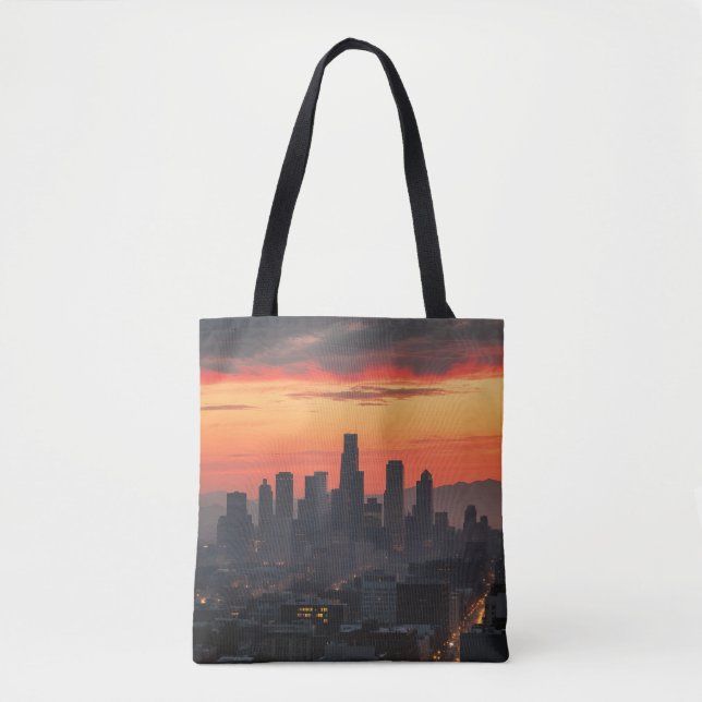 Urban Sunset Skyline All - Over - Print Tote Bag (Front)