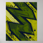 Urban Surge – A Bold Collision of Motion &amp; Contras Poster