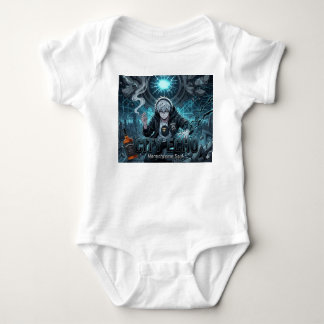 Urban Tech Hero Anime Boy Art - City Echo Edition Baby Bodysuit